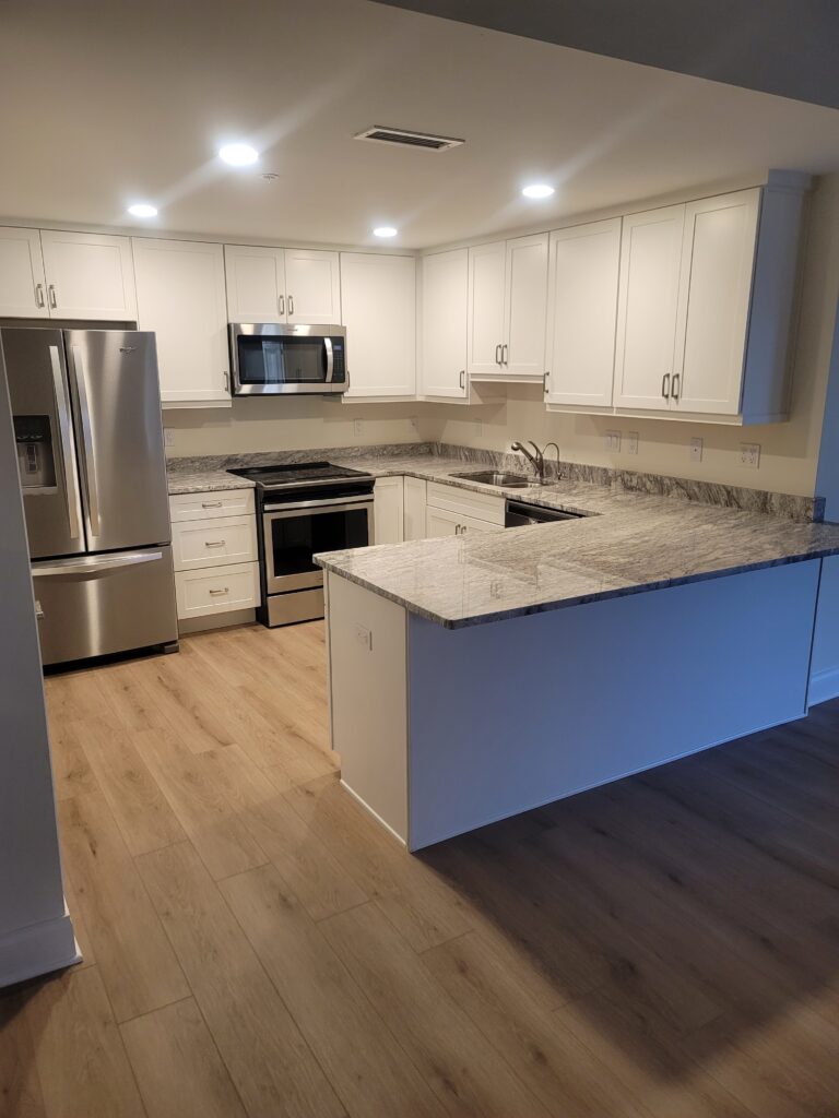 renovated kitchen