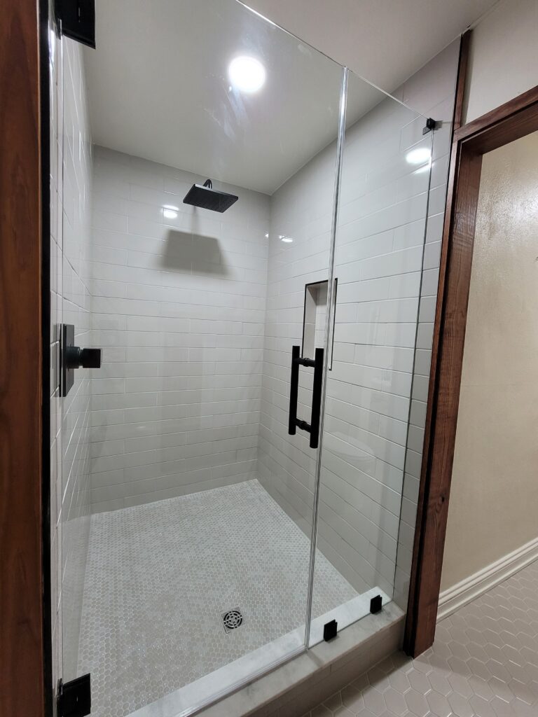 renovated shower
