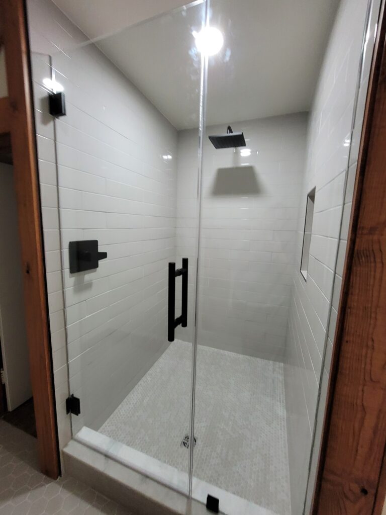 renovated shower