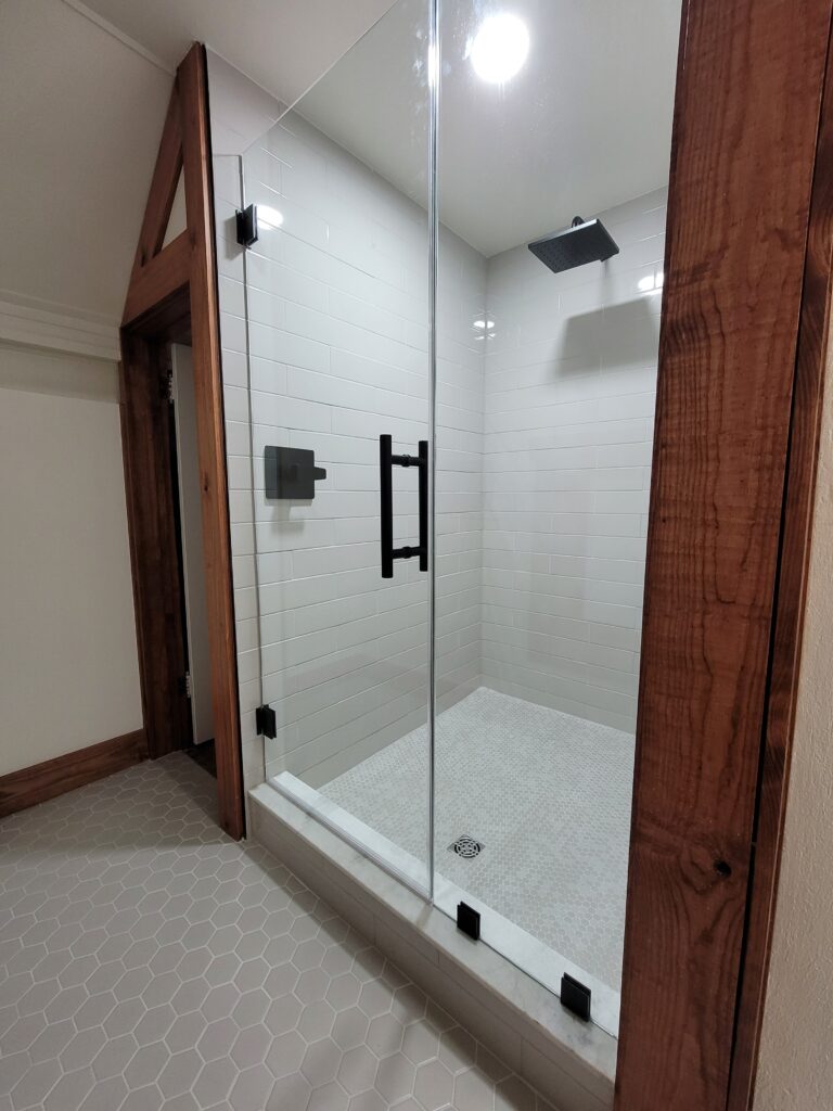 renovated shower