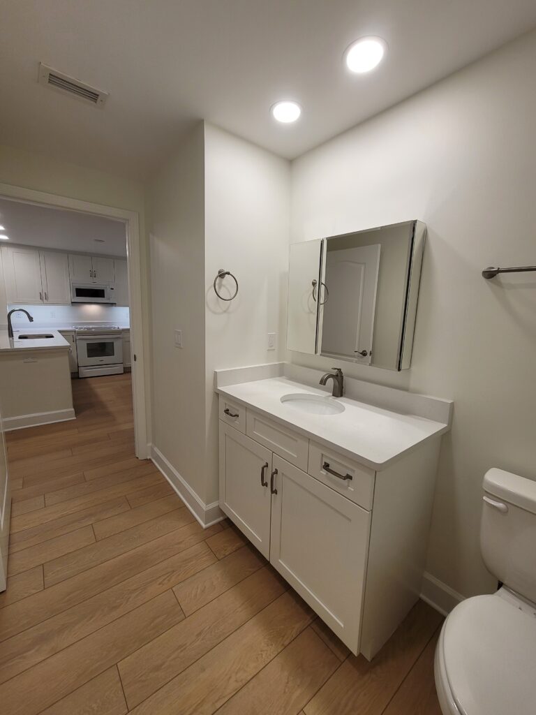 renovated bathroom