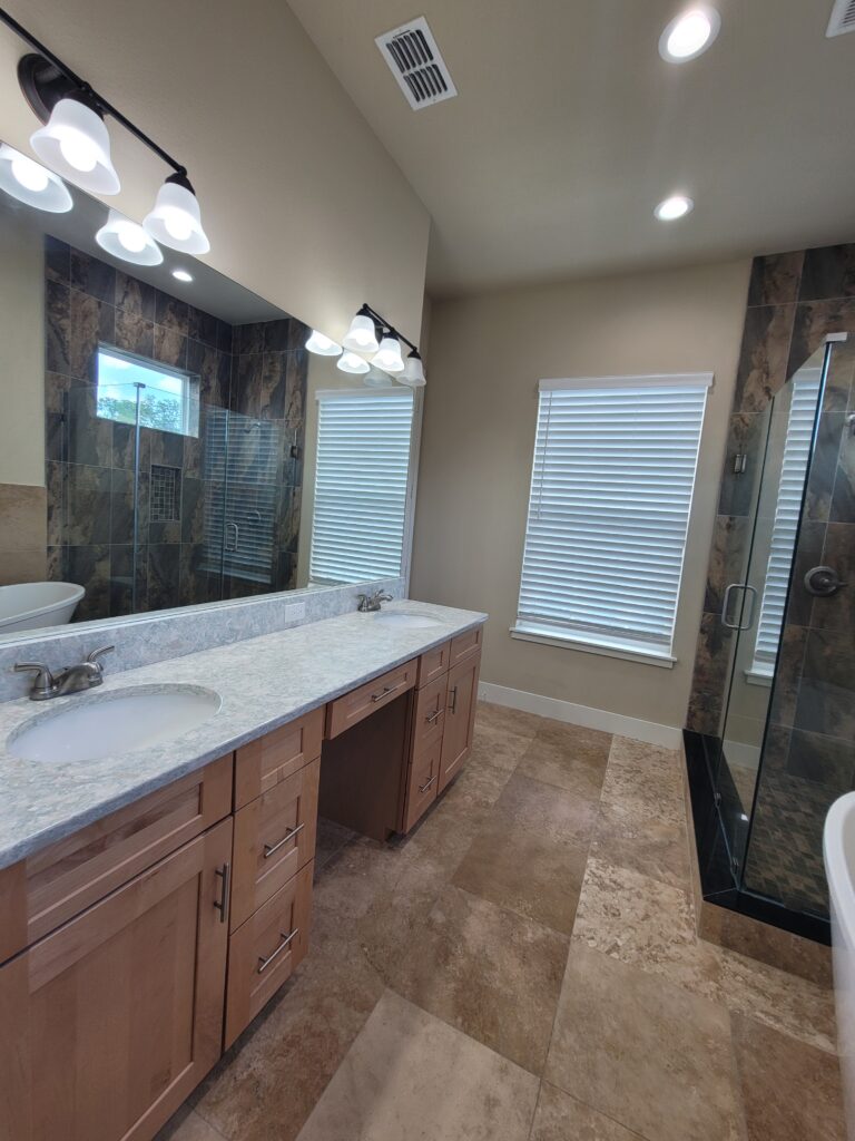 renovated bathroom