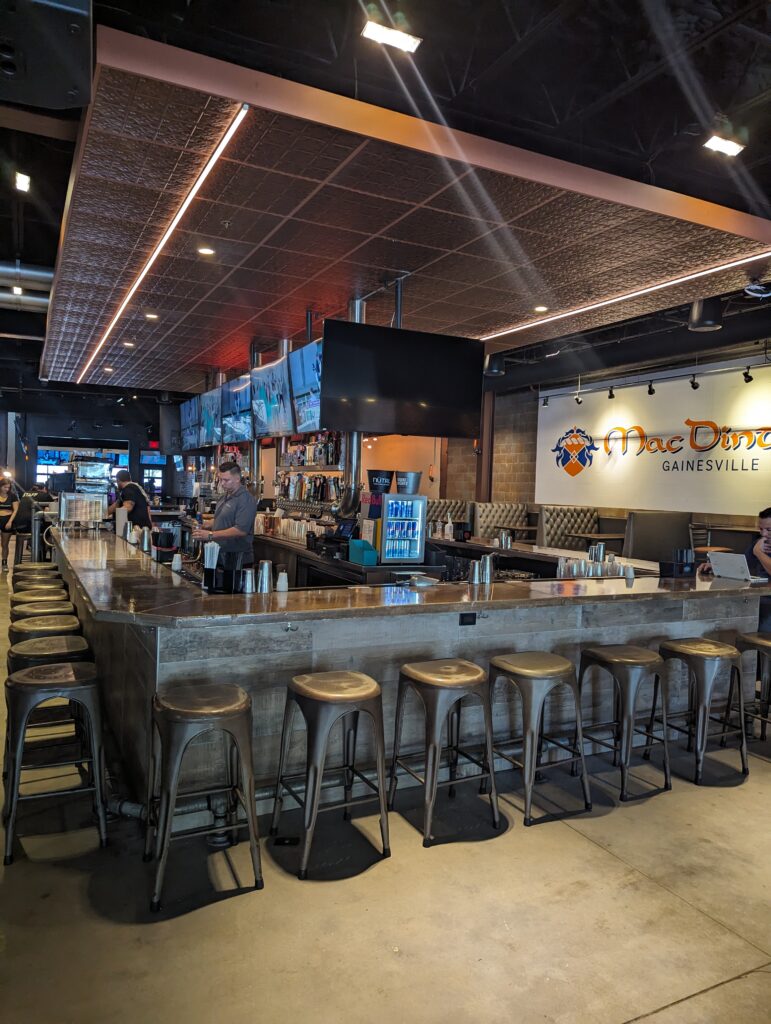 renovated bar