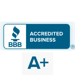 BBB accredited business with A+ rating